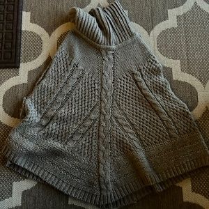 NWOT poncho Sweater